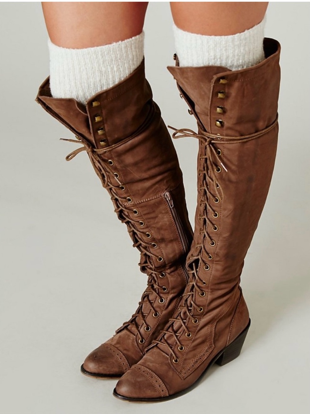 Jeffrey Campbell x Free People Joe Lace Up Boots